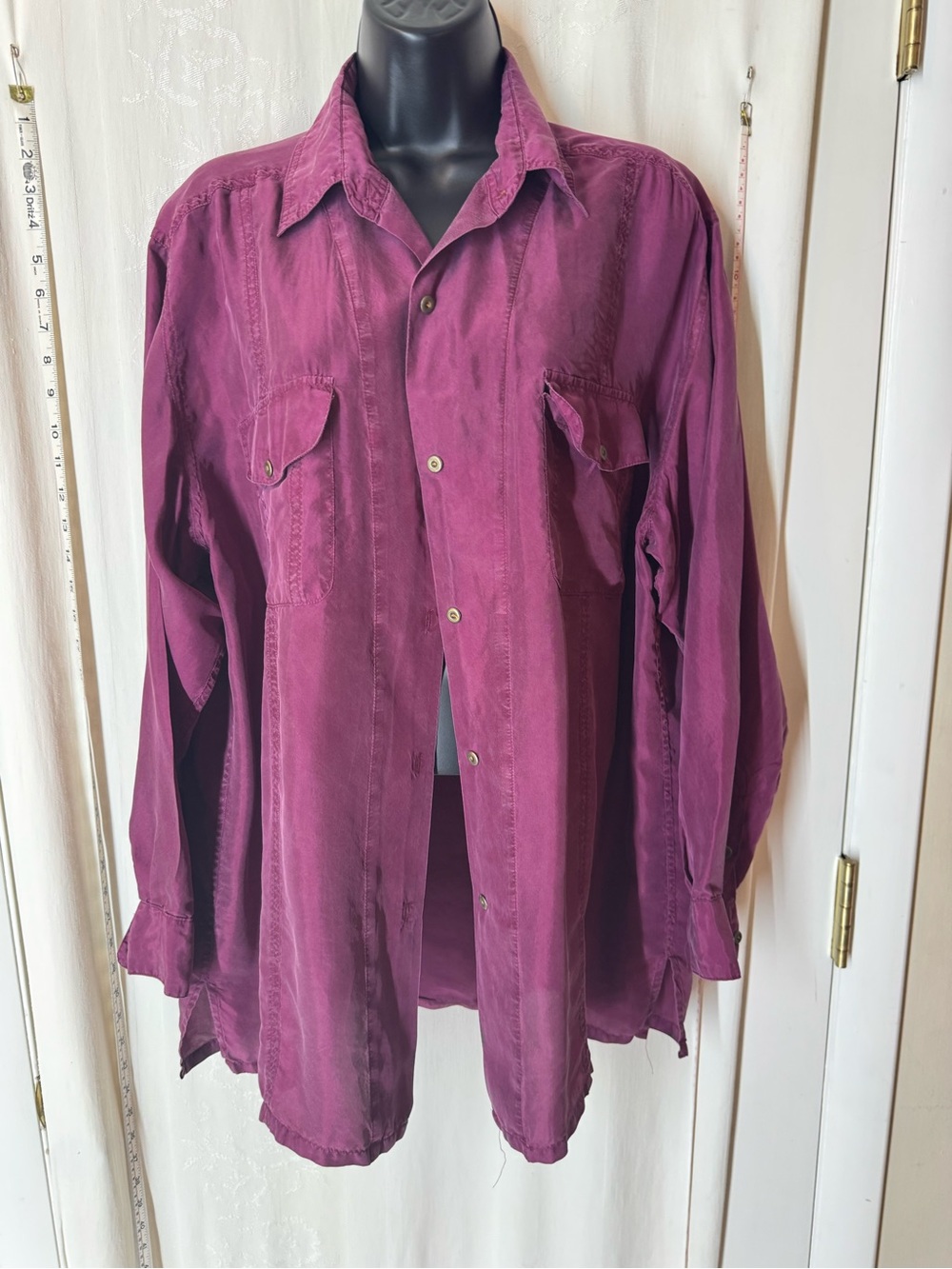 Vintage Rouge Helium Oversized Button Down